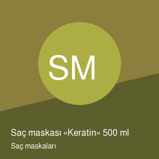 Saç maskası «Keratin» 500 ml — şəkil 2