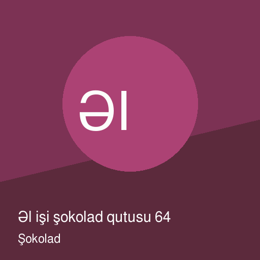 Əl işi şokolad qutusu 64