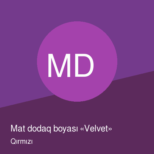 Mat dodaq boyası «Velvet» — şəkil 2
