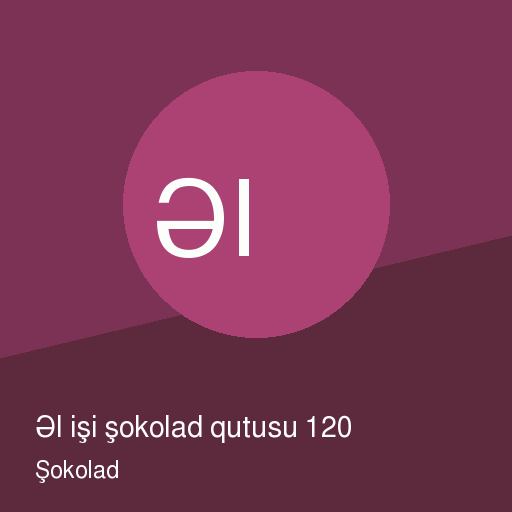 Əl işi şokolad qutusu 120