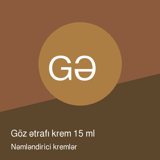 Göz ətrafı krem 15 ml — şəkil 2