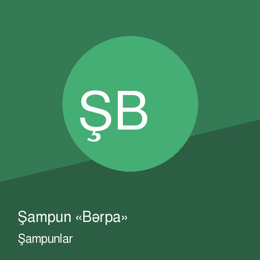 Şampun «Bərpa»