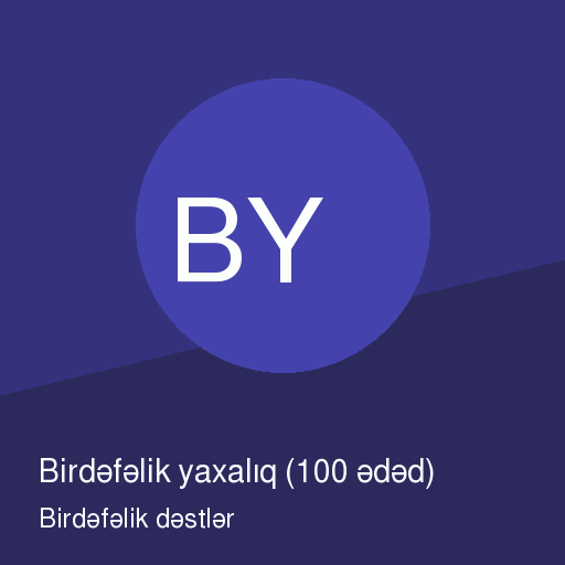 Birdəfəlik yaxalıq (100 ədəd)