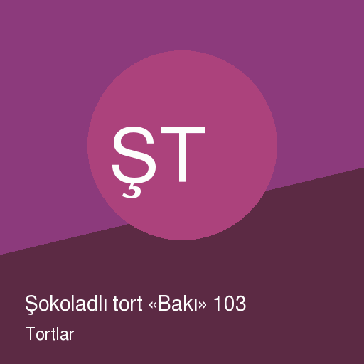 Şokoladlı tort «Bakı» 103 — şəkil 2