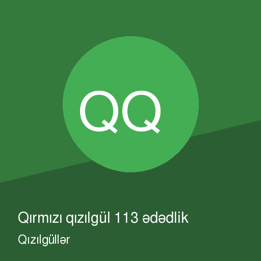 Qırmızı qızılgül 113 ədədlik