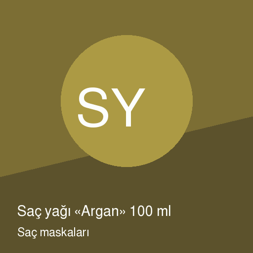 Saç yağı «Argan» 100 ml