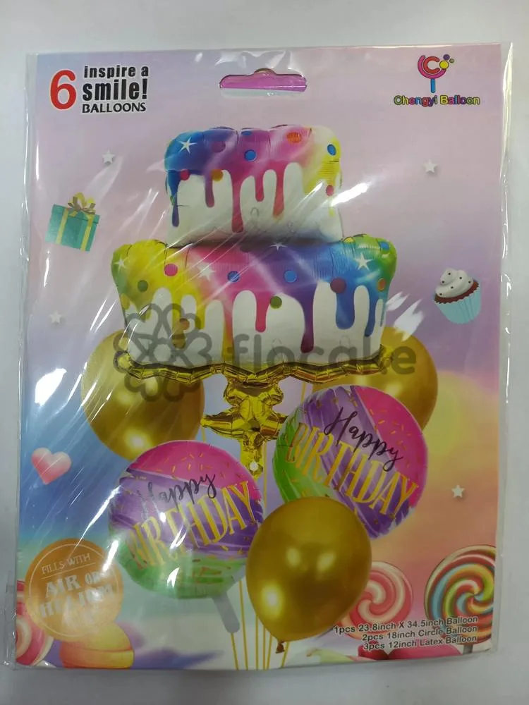 Bəzəkli Tort -Helium-Şar
