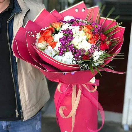 Sevinc anları - Gül buketi
