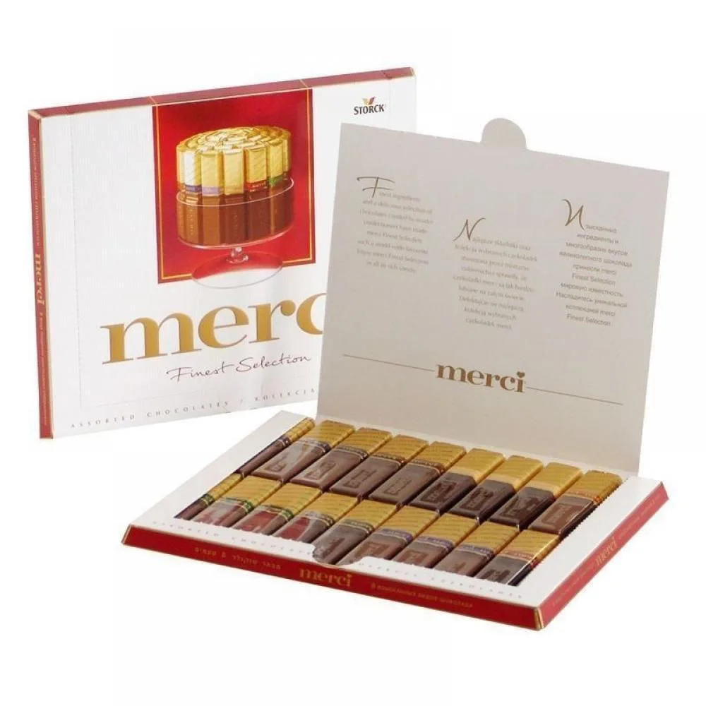 MERCI 100GR ŞOKOLAD ƏN GÖZƏL SEÇİM QUTU