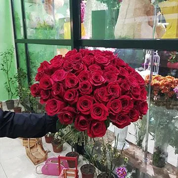 Rəngin seçimi - Gül buketi