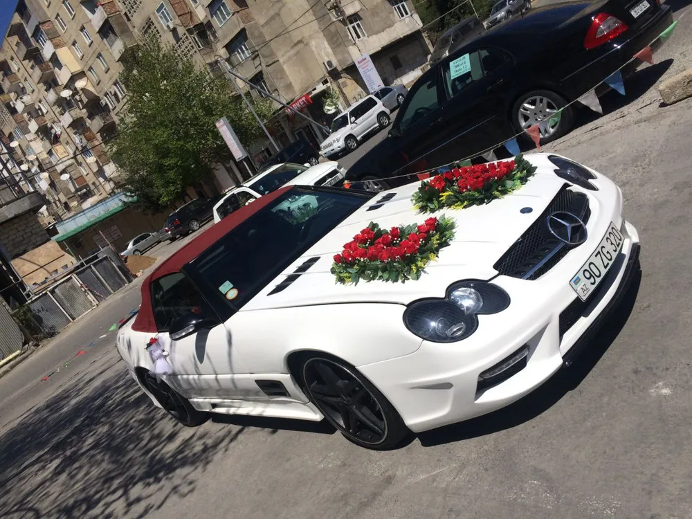 Gəlin maşını bəzəkləri-4
