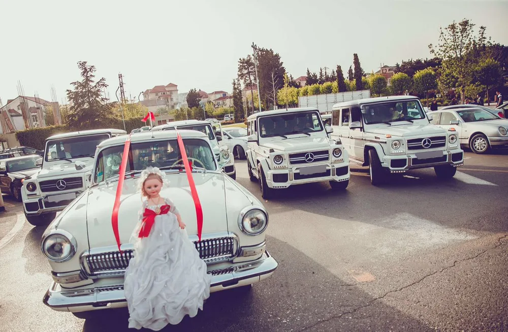 Gəlin maşını bəzəkləri-19